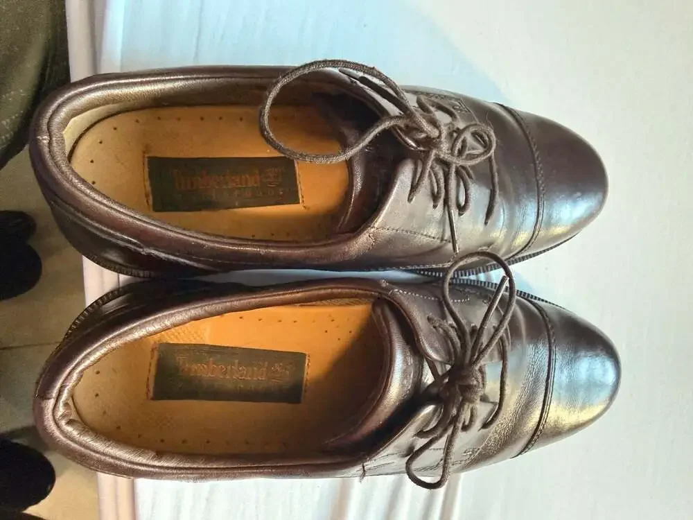 Timberland Waterproof Leather Cap Toe Oxfords Brown